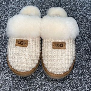 UGG knitted cozy slippers